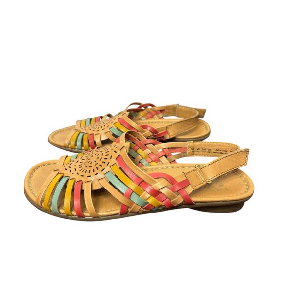 Naturalizer Whistle Huarache Leather Sandals Women’s Size 7.5 - Picture 2 of 5